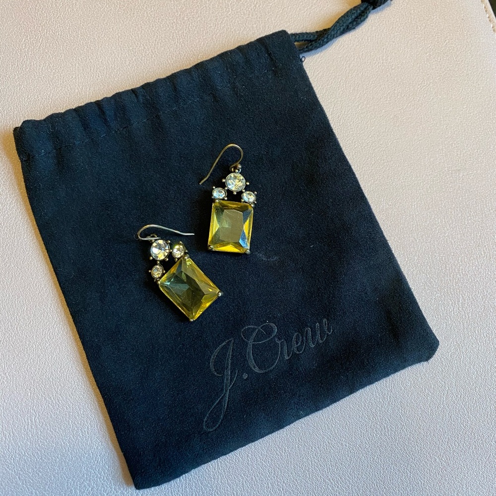 J Crew dangly statement earrings